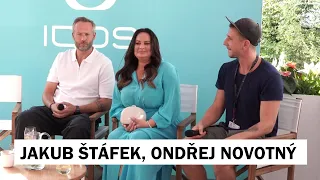 Jakub Štáfek a Ondřej Novotný- Talkshow Libora Boučka IQOS Lounge KVIFF 2023