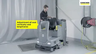 How to use the Kärcher B 110 R scrubber drier : A new generation of scrubber