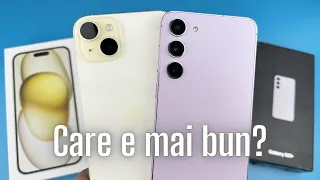 iPhone 15 Plus vs. Samsung Galaxy S23 Plus! Care merită banii?