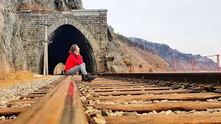 Кругобайкальская железная дорога. Ангасолка.