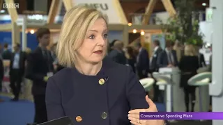 Liz Truss discussing "Help to Buy" and tuition fees on BBC Daily Politics