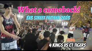 ชิง 3x3 Pattaya 2023 สตาร์เมืองไทย ปะทะ ผู้เล่นระดับโลก ความมันส์ระดับ 6 ดาว! (CT TigerA vs 4 Kings)