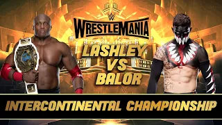 Bobby Lashley vs Finn Balor | Intercontinental Championship | Wrestlemania 35 | WWE 2K19