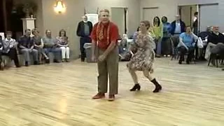 Two old time lovers who still can dance