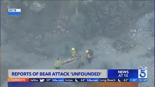 Reports of bear attack near Mt. Baldy 'unfounded'