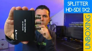 ✅ Unboxing Splitter 3G HD-SDI 1 in 2 out Economico