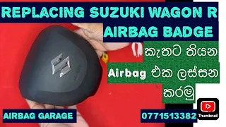 Replacing Suzuki Wagon R Airbag Badge