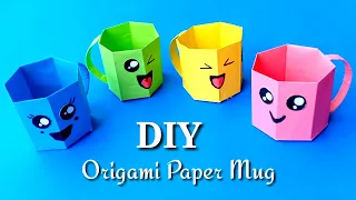 DIY Mini Paper Cup / Paper Crafts for School / Paper Origami Craft