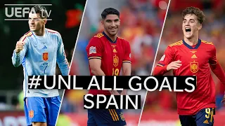 🔴 SPAIN 2022/23 #UNL All GOALS to reach the finals!!