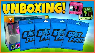 Opening BLOX FRUITS Mini Figures & CODES! Official merch #roblox #bloxfruits #bloxfruit