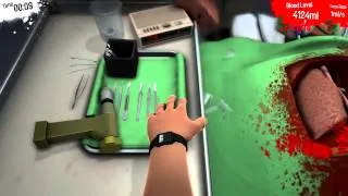 Surgeon Simulator 2013 | Heart Transplant former record 18 seconds