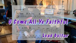 O Come All Ye Faithful ★TAB | Planetshakers |  Electric Lead Guitar Playthrough