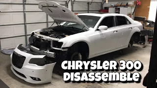 Chrysler 300 SRT8 Wrap Disassemble/Removal of Bumpers, Lights, Handles, Wheels | Vlog