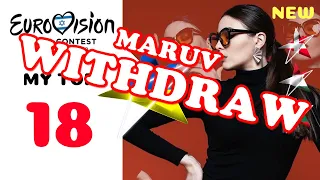 [MARUV FROM UKRAINE WITHDRAW] Eurovision 2019 – MY TOP 18 – NEW: Denmark, Hungary, Lithuania