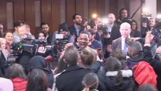 Will Smith being funny at Aladdin premiere in Paris
