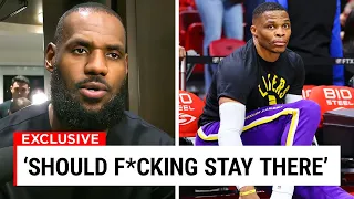 LeBron James REVEALS His Thoughts On Benched Russell Westbrook..
