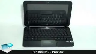 HP Mini 210 netbook preview