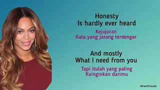 Beyonce - Honesty ~ Lirik Terjemahan