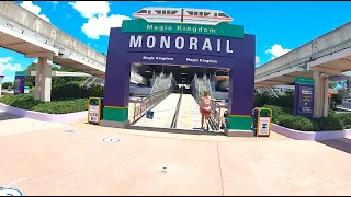 Magic Kingdom Monorail Full Ride Experience [4K] Walt Disney World  |  Social Distancing [⁴ᴷ⁶⁰]