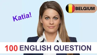 100 English Questions with Katia | English Interview with Answers