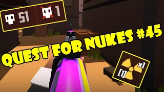 Krunker.io - Quest for Nukes #45! Failed Double Nuke :( 51 KILLS THOUGGHHH (Assault Rifle Gameplay)