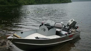 Lund aluminum boat - boat build and upgraded for fishing with console