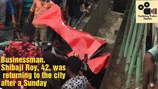 Businessman Racing with 3 crore Ferrari on Howrah Kolkata highway, meets accident, dies on the spot