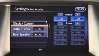2015 NISSAN Pathfinder - Setting Button (if so equipped)