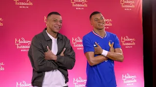 Kylian Mbappe unveils waxwork in Paris before it heads to Berlin | AFP