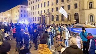 Proteste gegen Corona-Beschränkungen in München