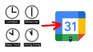 Set Different Time Zones in Google Calendar