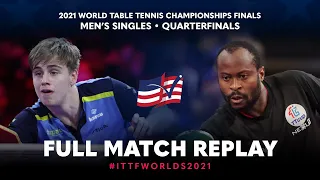 FULL MATCH | MOREGARD Truls (SWE) vs ARUNA Quadri (NGR) | MS QF | #ITTFWorlds2021