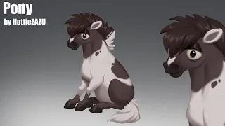 Pony | 2D model showcase