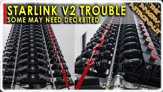 Trouble at SpaceX!  Starlink V2 Mini fails...may require deorbit.