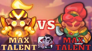 MAX Talent Monk VS MAX Talent Blade Dancer | PVP Full video - Rush Royale