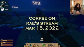 Corpse Husband on Rae's stream - Raft (MAR 15, 2022)