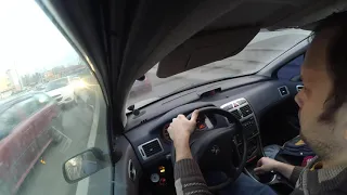 Просто молчаливая покатушка в гараж на Peugeot 307 1.6 TU5JP4 Turbo