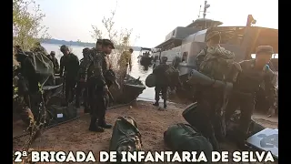 Exército Brasileiro: Marcha para Combate Fluvial na Operação Amazônia 2020