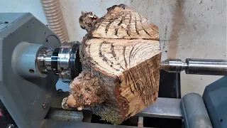 Woodturning - The Crack of Gold