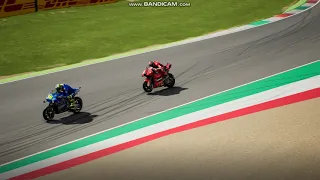 Joan Mir VsBagnaia at Mugello last laps Motogp 2021