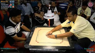 CARROM | SF2(MS)SET-2: Prashant More (RBI) vs Riyaz Akbar Ali (Air India)