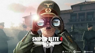 Sniper Elite 4 - геймплейный трейлер | Цель: Фюрер