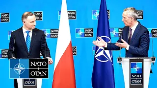 NATO Secretary General with the President of Poland 🇵🇱 Andrzej Duda, 15 FEB 2023