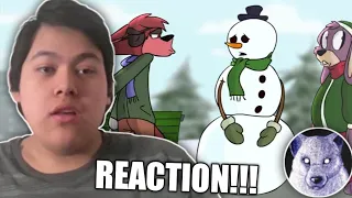 Five Nights At Christmas - Foxy, Bonnie, and the Snowman by: Tony Crynight - REACTION