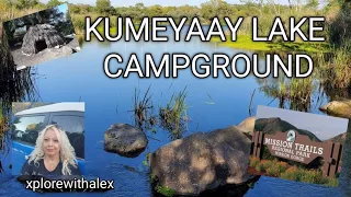 Kumeyaay Lake Campground in San Diego County, CA.