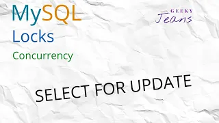 Select for Update #mysql #mysqltutorial  #databases