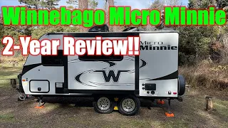 Winnebago Micro Minnie 1808FBS - 2 Year Review!