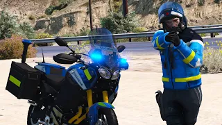 [GTA-LSPDFR] UN MOTARD DE LA GENDARMERIE VS GANGS DE BRAQUEURS #886