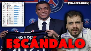 💥😡ESCÁNDALO · FILTRAN el CONTRATO de MBAPPÉ con el PSG supera de MUCHO al de MESSI · 630 MILLONES