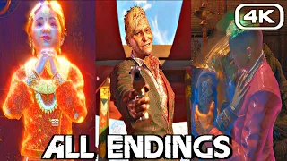 Far Cry 6 Pagan Control DLC - ALL ENDINGS (Leave Ending, Stay Ending & Secret Ending)